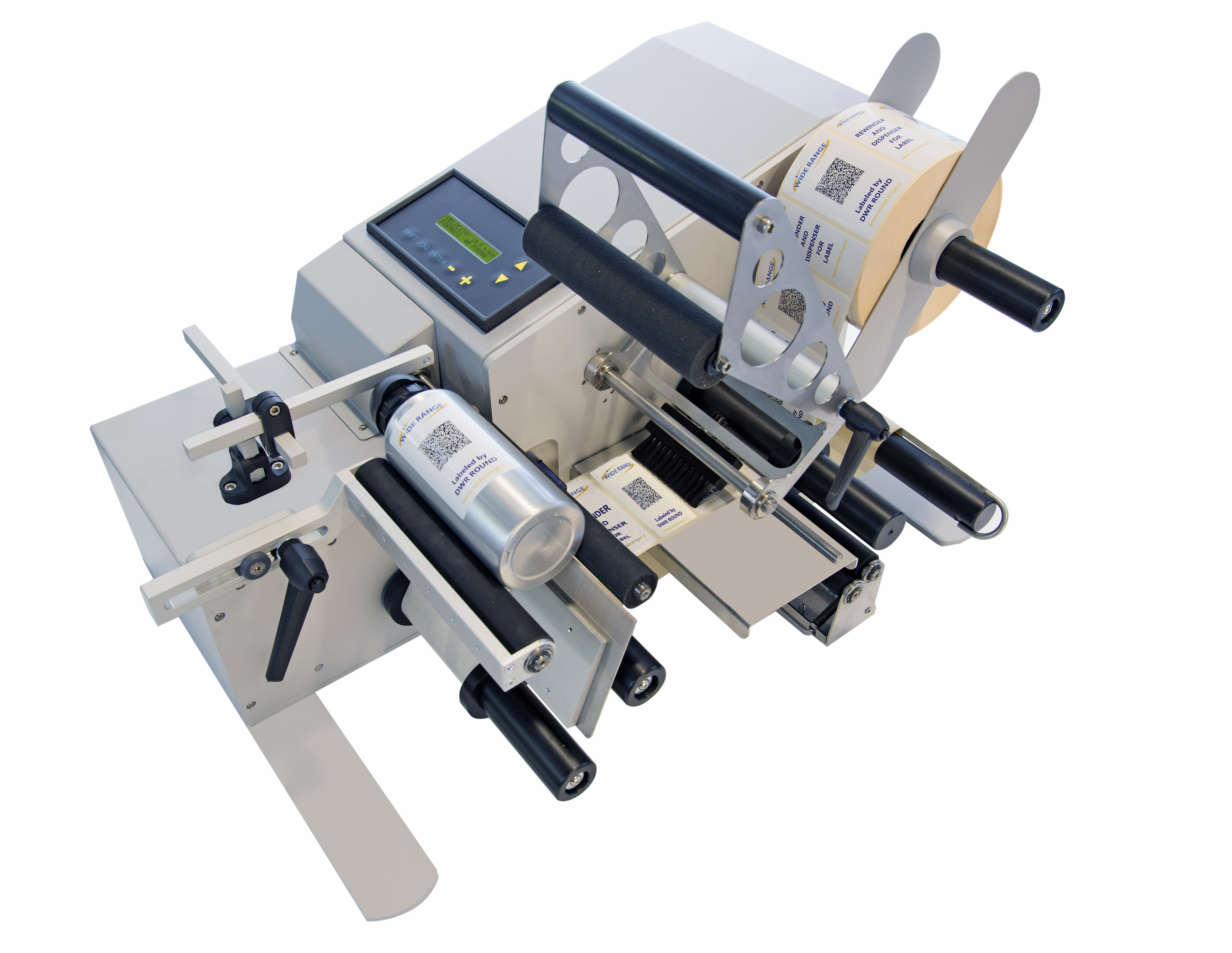 Semiautomatic labelling machine for cylindrical products NordSystems